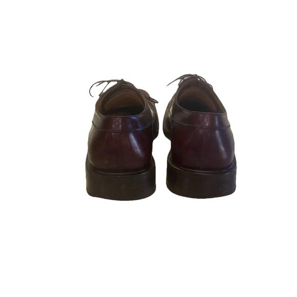 Salvatore Ferragamo Plain Toe Derby Shoes Calf Leather Men’s 10 D Brown main image 9